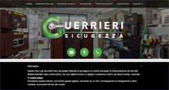 Desktop Screenshot of guerrieriserrature.it